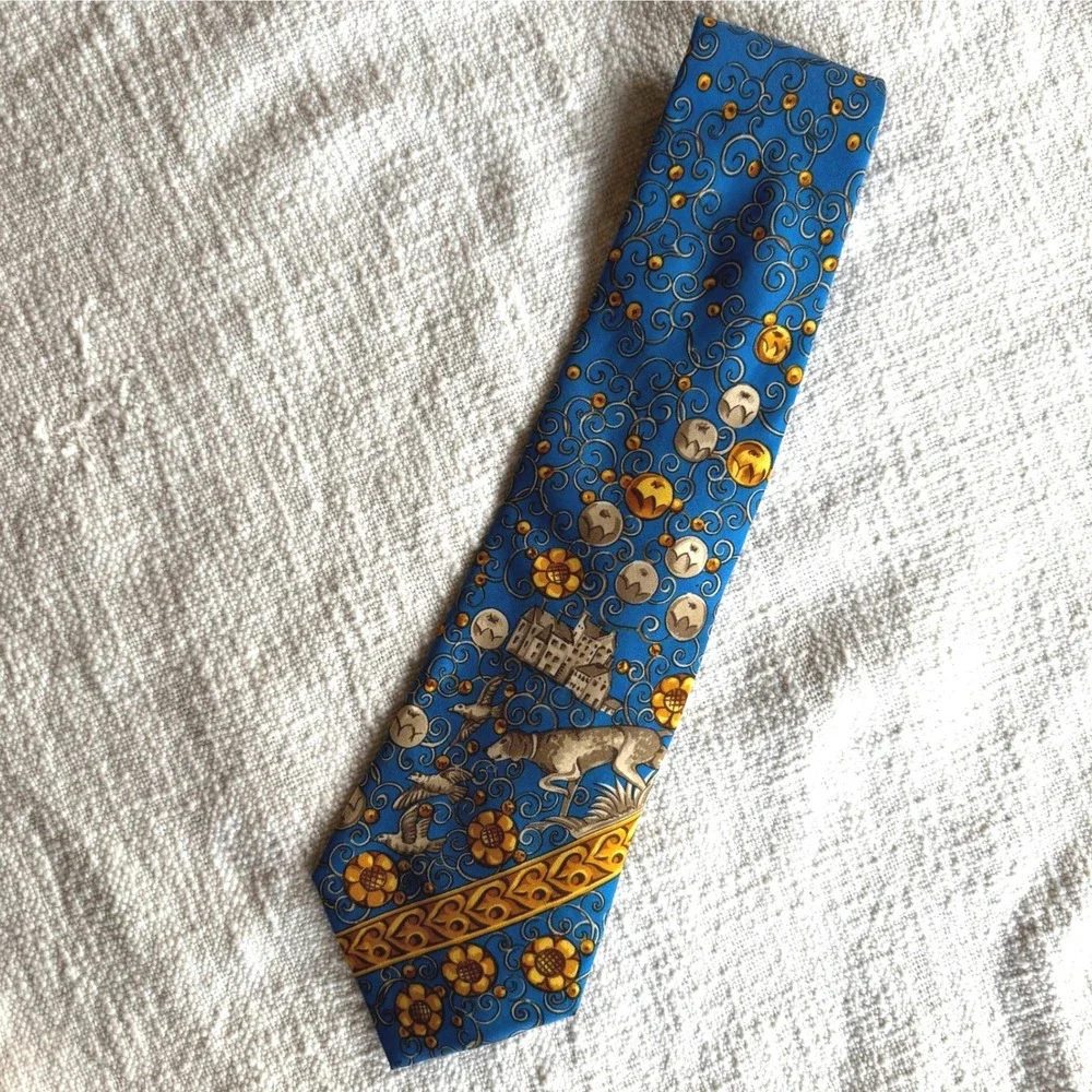 Vintage Italian Silk Tie Mantero‎ 1902 Whiskey Collection N 14 Made in Italy
